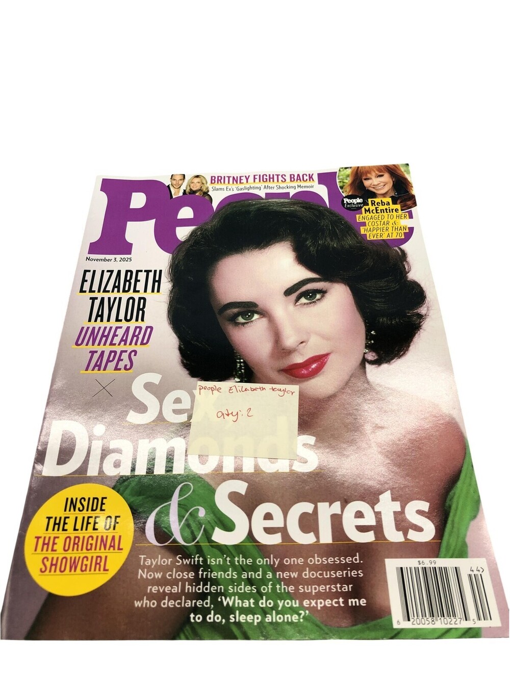 People Elizabeth Taylor Sex Secrets Taylor Swift Reba Holiday TV 2025 Magazine